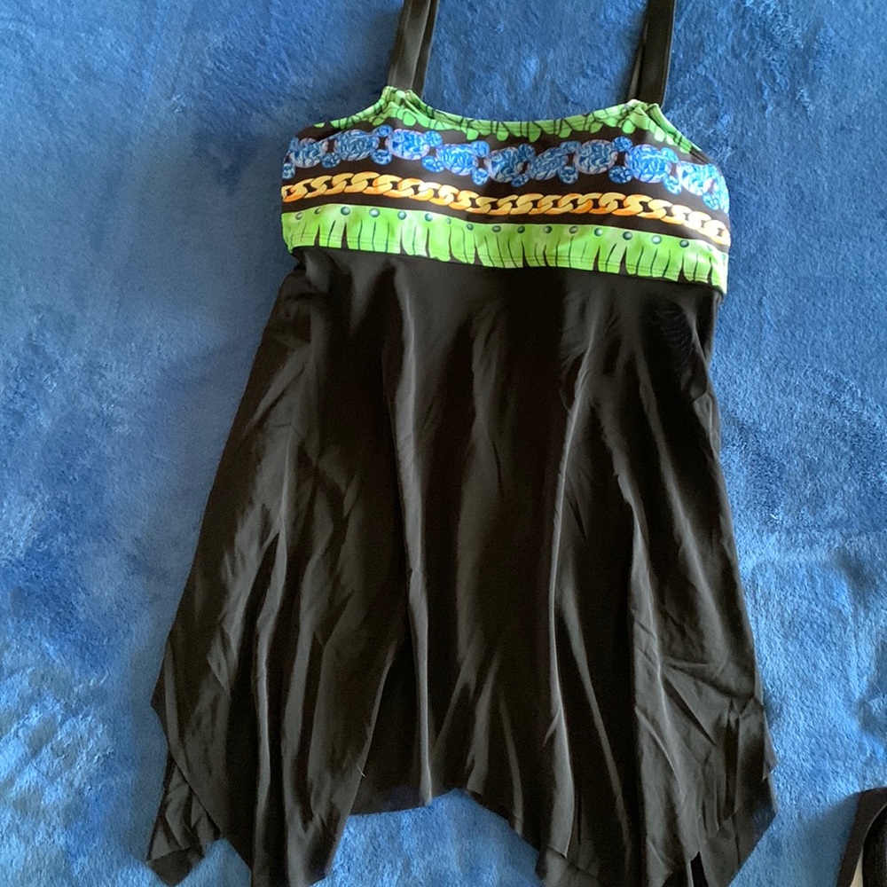 Colorful and Flattering Tankini Set